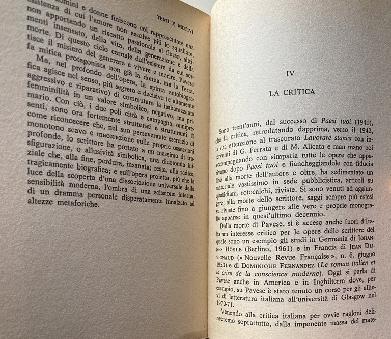 INVITO ALLA LETTURA DI CESARE PAVESE