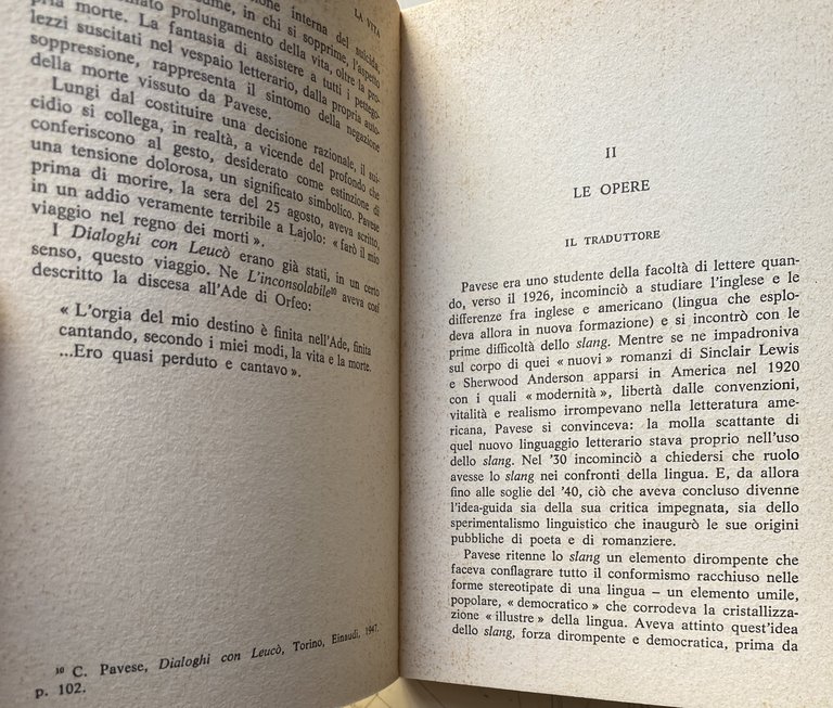 INVITO ALLA LETTURA DI CESARE PAVESE