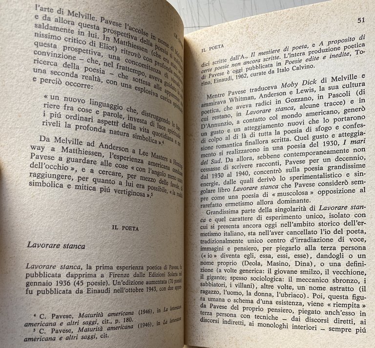 INVITO ALLA LETTURA DI CESARE PAVESE