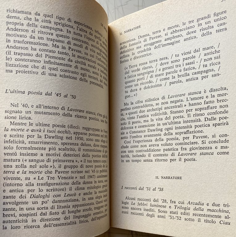 INVITO ALLA LETTURA DI CESARE PAVESE