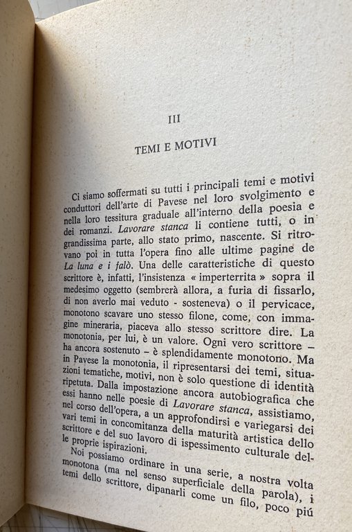 INVITO ALLA LETTURA DI CESARE PAVESE