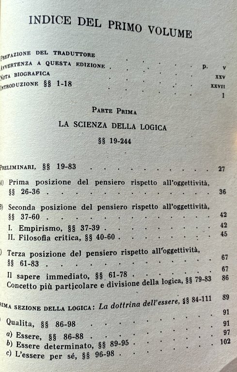 ENCICLOPEDIA DELLE SCIENZE FILOSOFICHE IN COMPENDIO. (COMPLETA VOLUMI 1-2)