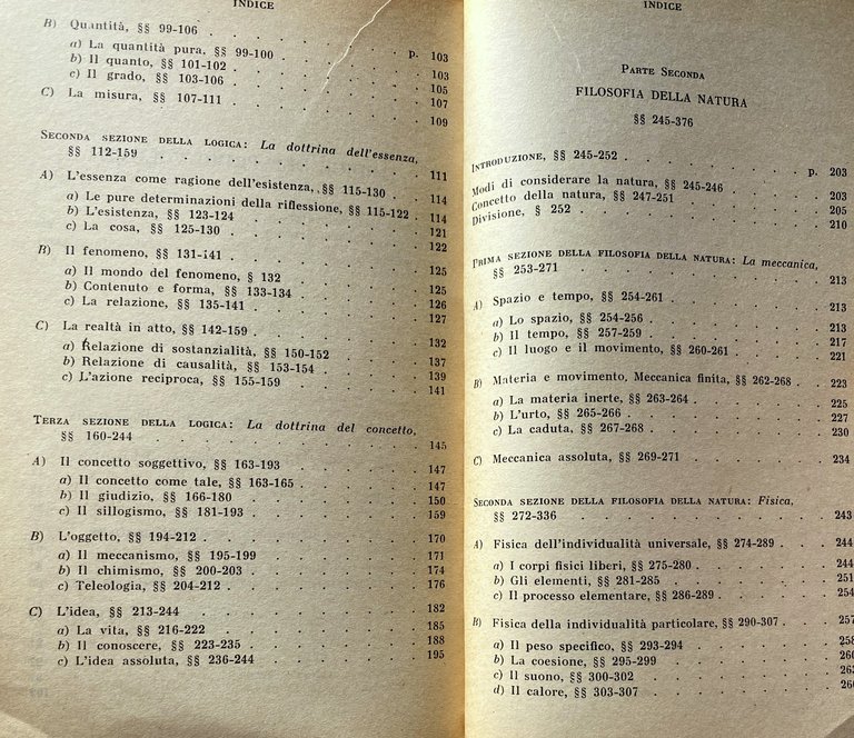 ENCICLOPEDIA DELLE SCIENZE FILOSOFICHE IN COMPENDIO. (COMPLETA VOLUMI 1-2)