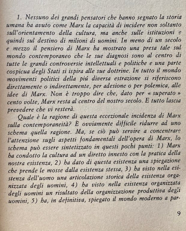 IL PENSIERO DI KARL MARX. ANTOLOGIA