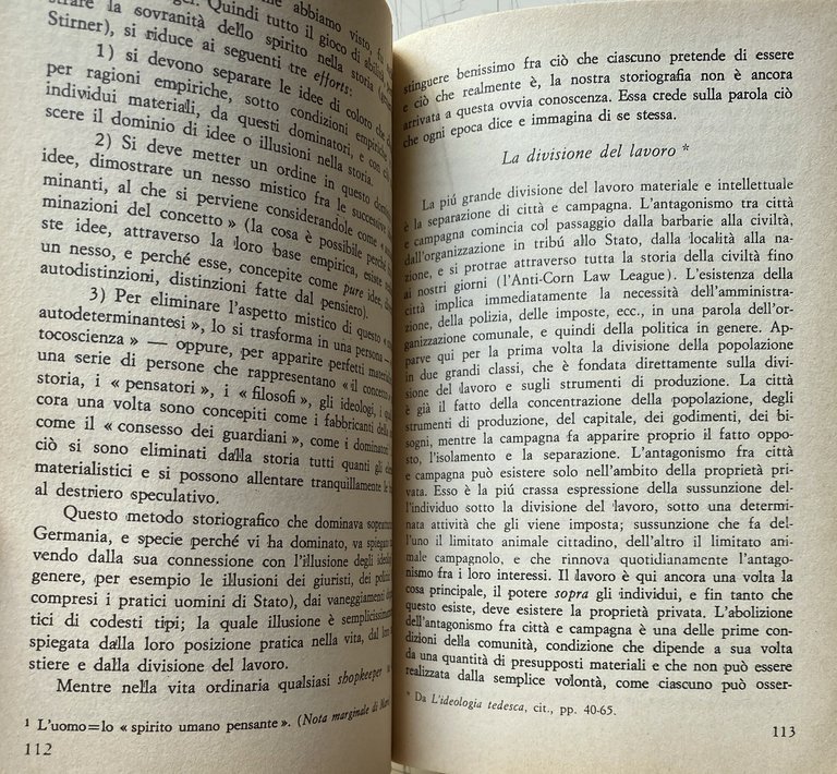 IL PENSIERO DI KARL MARX. ANTOLOGIA