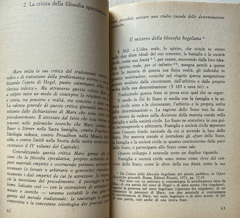 IL PENSIERO DI KARL MARX. ANTOLOGIA