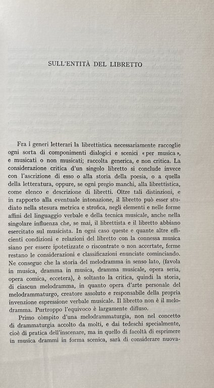 DRAMMI PER MUSICA DAL RINUCCINI ALLO ZENO. (VOLUME 1 PRIMO)