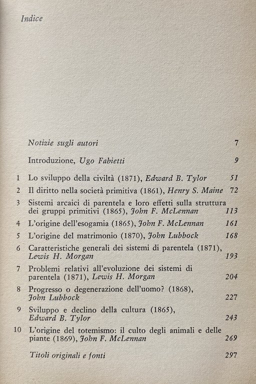 ALLE ORIGINI DELL'ANTROPOLOGIA