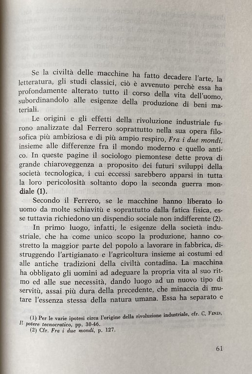 IL DIVENIRE STORICO NELL'OPERA DI GUGLIELMO FERRERO