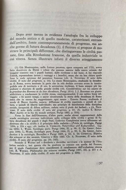 IL DIVENIRE STORICO NELL'OPERA DI GUGLIELMO FERRERO