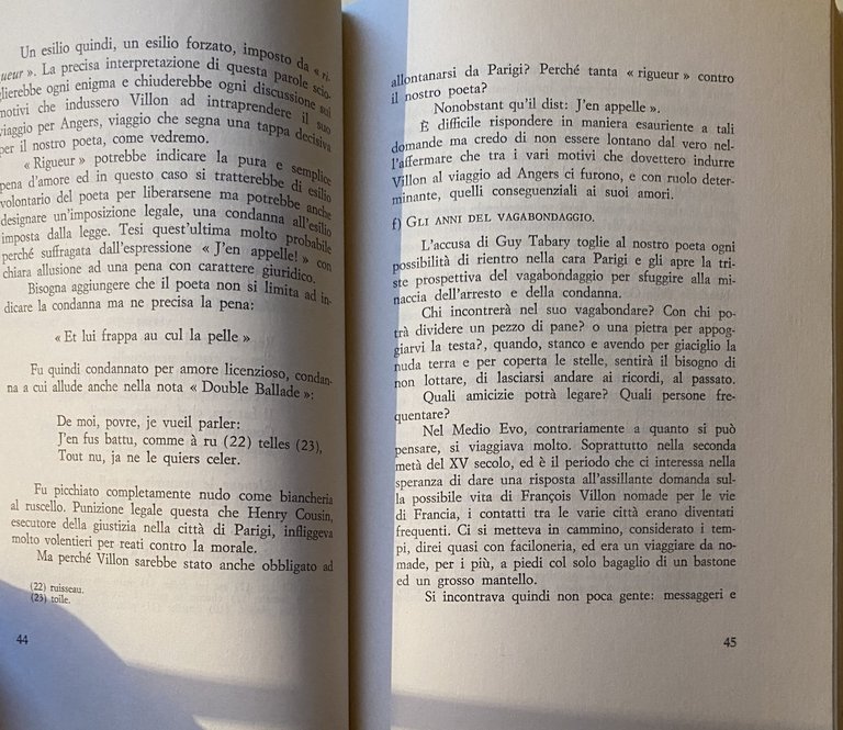 LETTURA CRITICA DELL'OPERA DI FRANÇOIS VILLON (LE LAIS E LE …