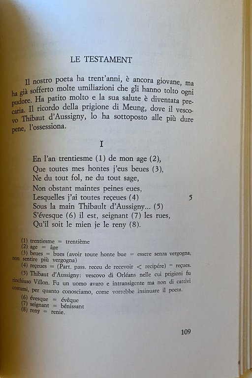 LETTURA CRITICA DELL'OPERA DI FRANÇOIS VILLON (LE LAIS E LE …