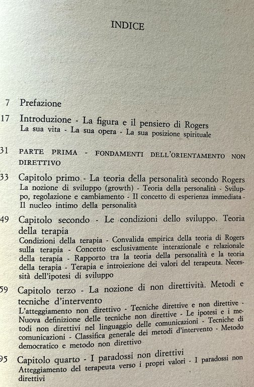 L'ORIENTAMENTO NON DIRETTIVO IN PSICOTERAPIA E IN PSICOLOGIA SOCIALE