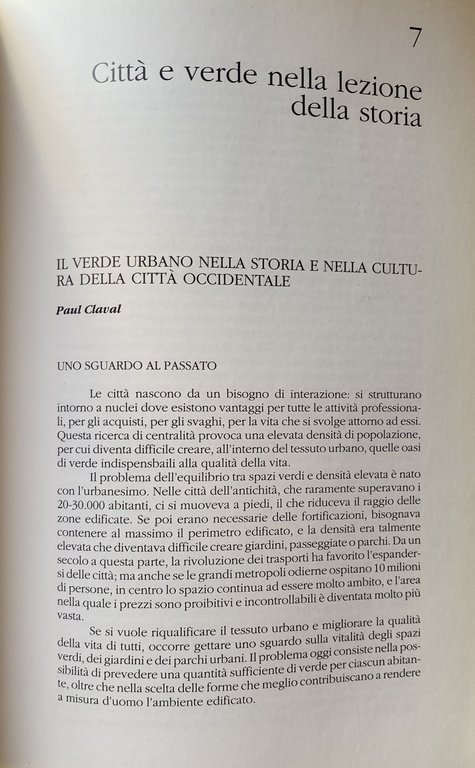 METROPOLI E QUALITÀ DELL'AMBIENTE