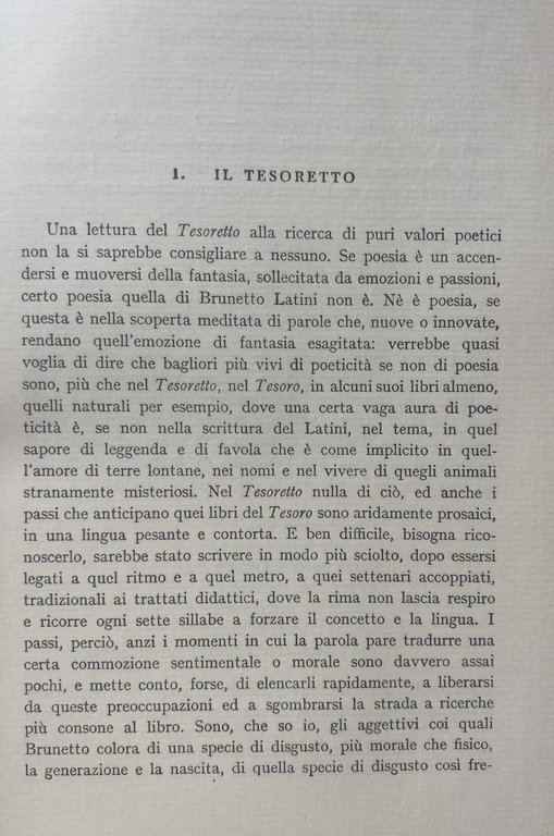 POEMETTI DEL DUECENTO: IL TESORETTO, IL FIORE, L'INTELLIGENZA.