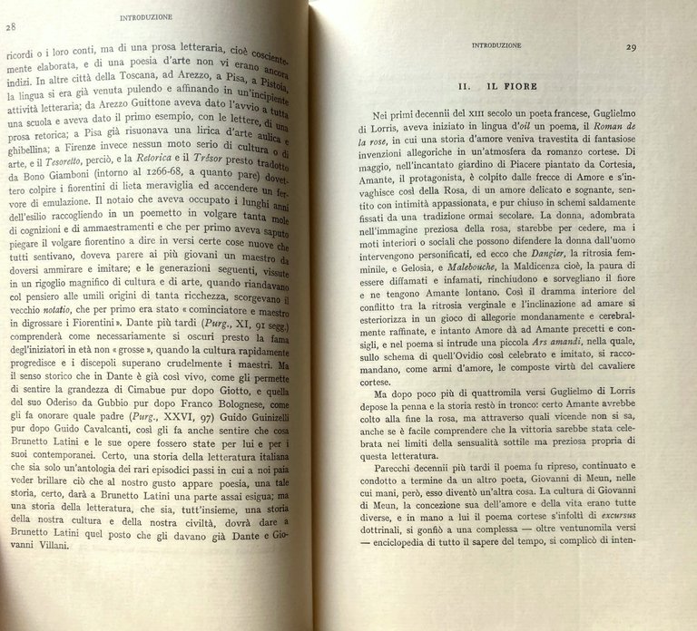 POEMETTI DEL DUECENTO: IL TESORETTO, IL FIORE, L'INTELLIGENZA.