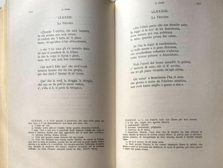 POEMETTI DEL DUECENTO: IL TESORETTO, IL FIORE, L'INTELLIGENZA.