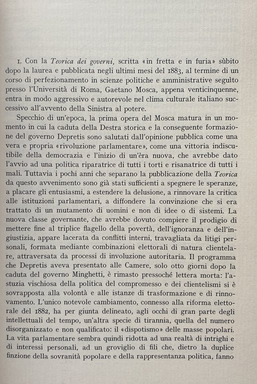 SCRITTI POLITICI: TEORICA DEI GOVERNI E GOVERNO PARLAMENTARE, ELEMENTI DI …