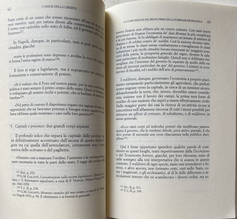 L'AMOR DELLA LIBERTÀ. SAPERI DI GOVERNO E CONSERVAZIONE POLITICA IN …