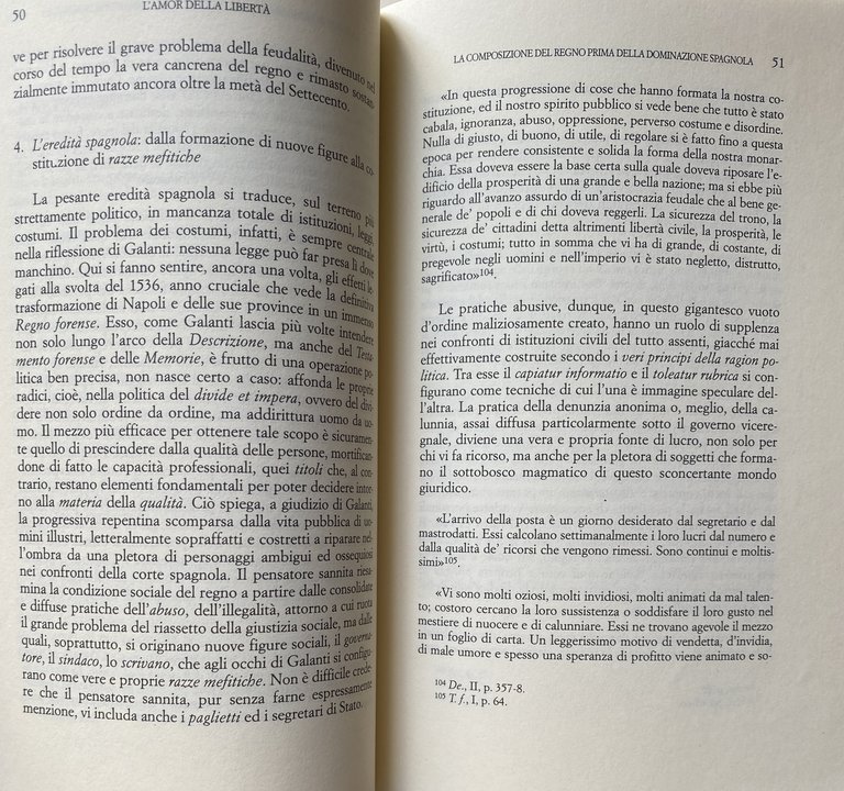 L'AMOR DELLA LIBERTÀ. SAPERI DI GOVERNO E CONSERVAZIONE POLITICA IN …