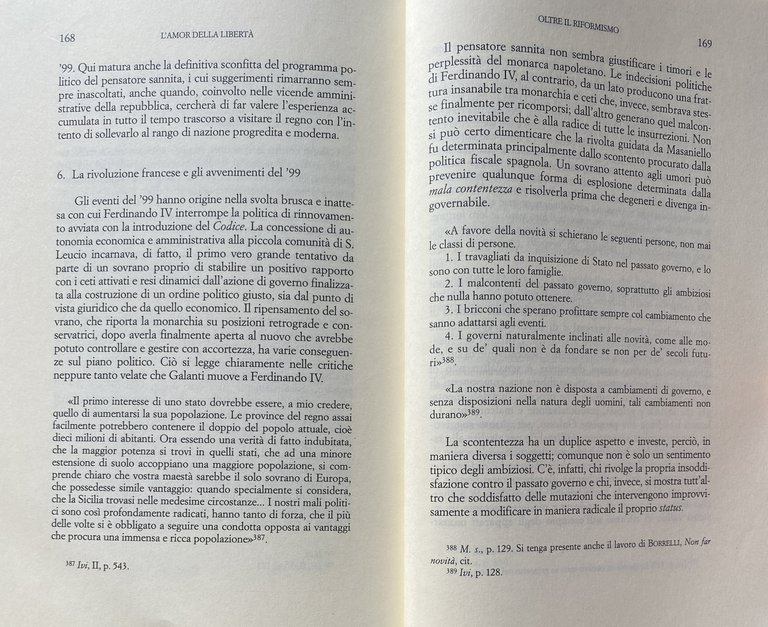 L'AMOR DELLA LIBERTÀ. SAPERI DI GOVERNO E CONSERVAZIONE POLITICA IN …