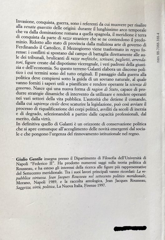 L'AMOR DELLA LIBERTÀ. SAPERI DI GOVERNO E CONSERVAZIONE POLITICA IN …