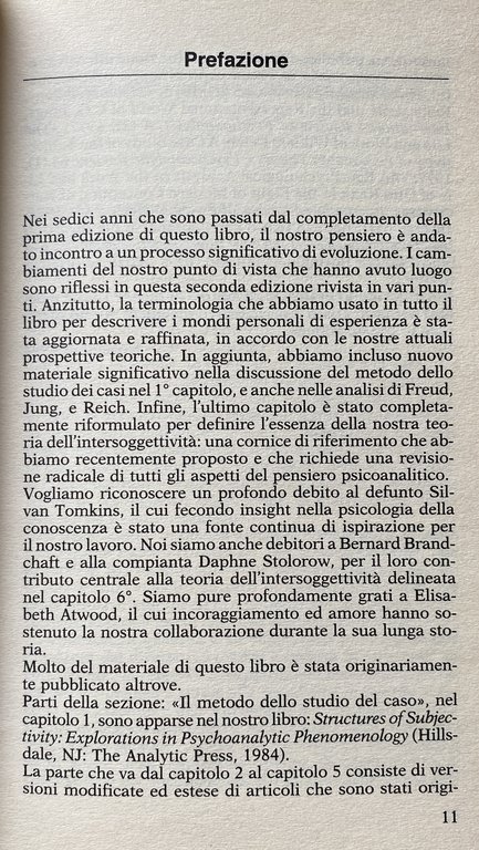 VOLTI NELLE NUVOLE. L'INTERSOGGETTIVITÀ NELLA TEORIA DELLA PERSONALITÀ