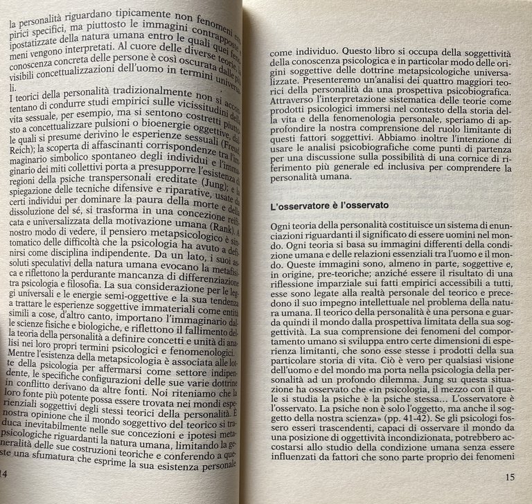 VOLTI NELLE NUVOLE. L'INTERSOGGETTIVITÀ NELLA TEORIA DELLA PERSONALITÀ