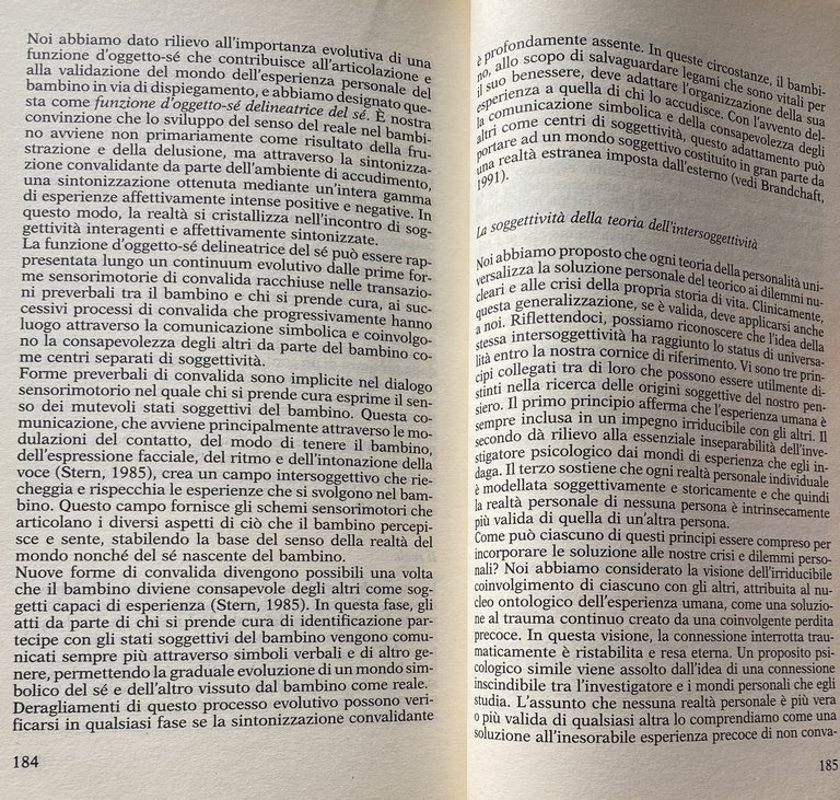 VOLTI NELLE NUVOLE. L'INTERSOGGETTIVITÀ NELLA TEORIA DELLA PERSONALITÀ