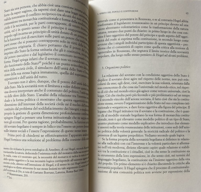 COSTITUZIONE E POPOLO. LO STATO MODERNO NELLA FILOSOFIA DELLA STORIA …