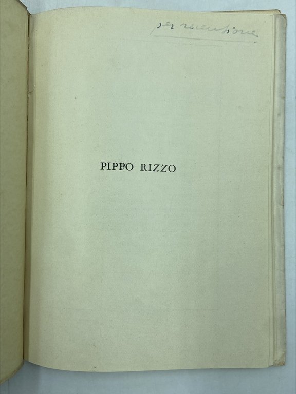 PIPPO RIZZO. Venti riproduzioni.