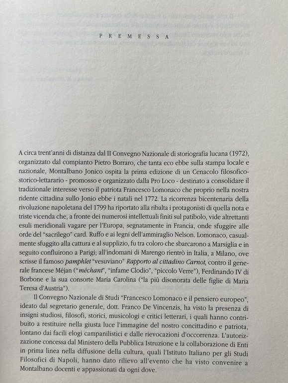 LA MISURA DELLO SGUARDO. FRANCESCO LOMONACO E IL PENSIERO EUROPEO