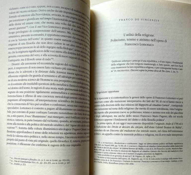 LA MISURA DELLO SGUARDO. FRANCESCO LOMONACO E IL PENSIERO EUROPEO