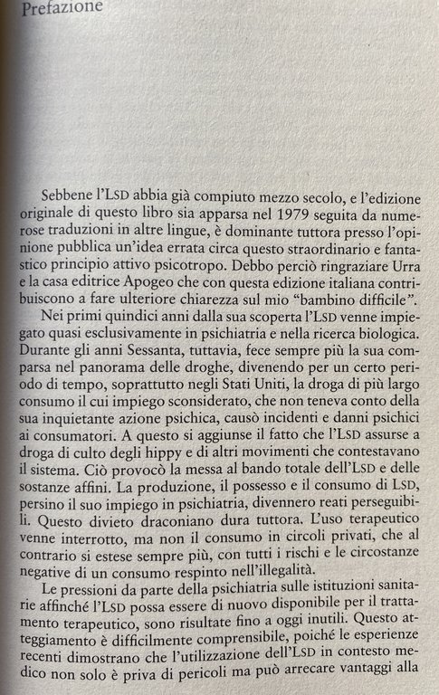 LSD. IL MIO BAMBINO DIFFICILE. RIFLESSIONI SU DROGHE SACRE, MISTICISMO …