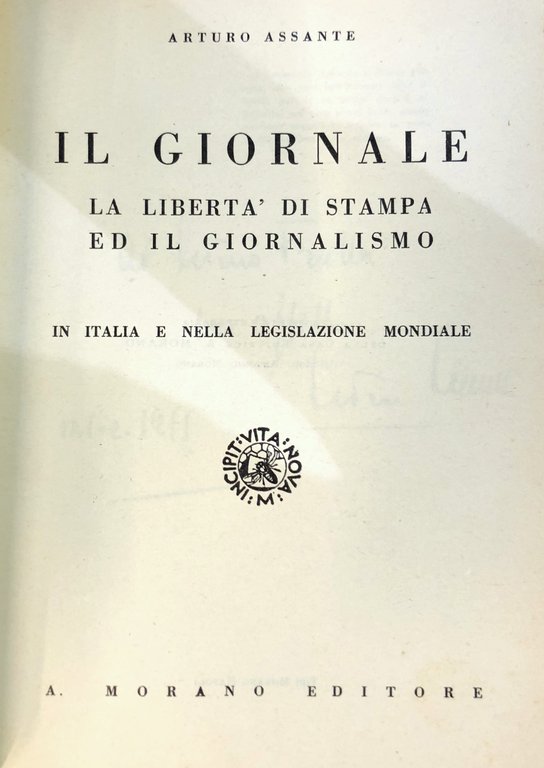 IL GIORNALE. LIBERTÀ DI STAMPA E GIORNALISMO IN ITALIA E …