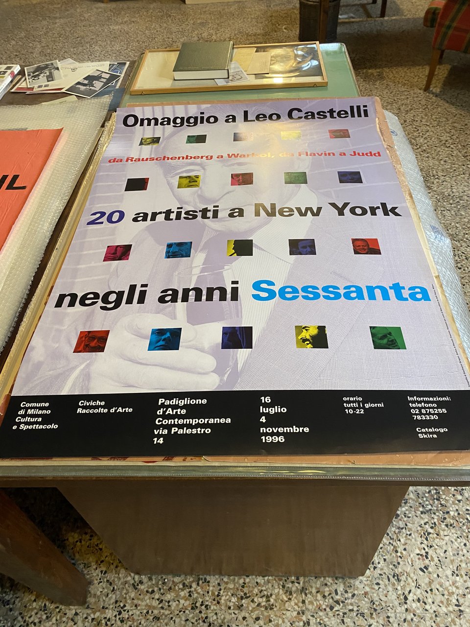 Manifesto / Poster 88 x 68 cm. dell'Esposizione Omaggio a …