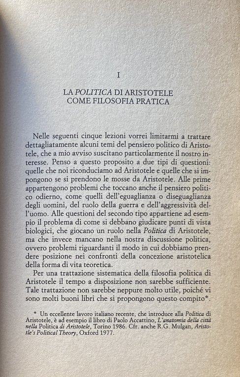 IL PENSIERO POLITICO DI ARISTOTELE