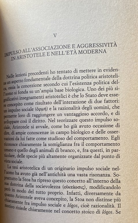 IL PENSIERO POLITICO DI ARISTOTELE