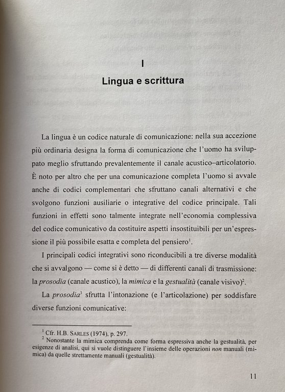 PER UNA SCRITTURA DELLA LINGUA DEI SEGNI ITALIANA