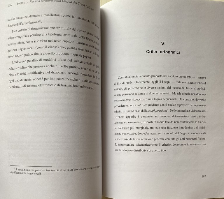 PER UNA SCRITTURA DELLA LINGUA DEI SEGNI ITALIANA