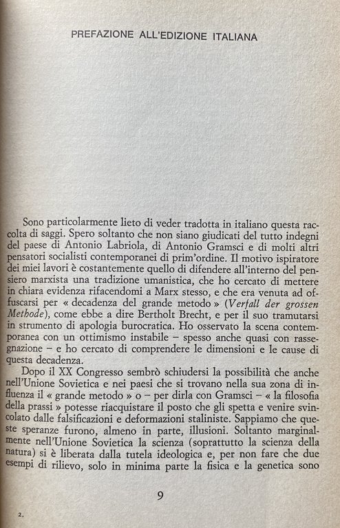 MARX E IL MARXISMO. DALLA FILOSOFIA DEL PROLETARIATO ALLA WELTANSCHAUUNG …