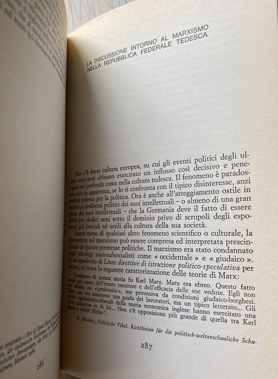 MARX E IL MARXISMO. DALLA FILOSOFIA DEL PROLETARIATO ALLA WELTANSCHAUUNG …