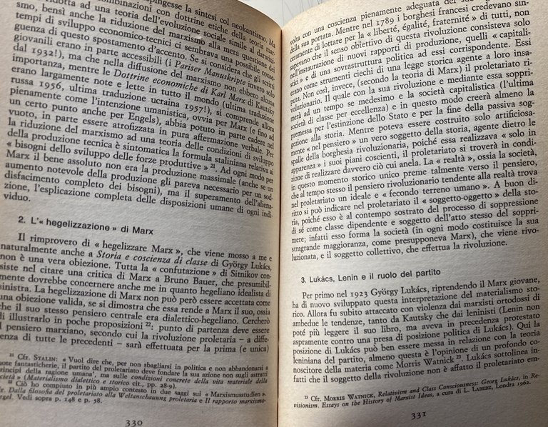 MARX E IL MARXISMO. DALLA FILOSOFIA DEL PROLETARIATO ALLA WELTANSCHAUUNG …