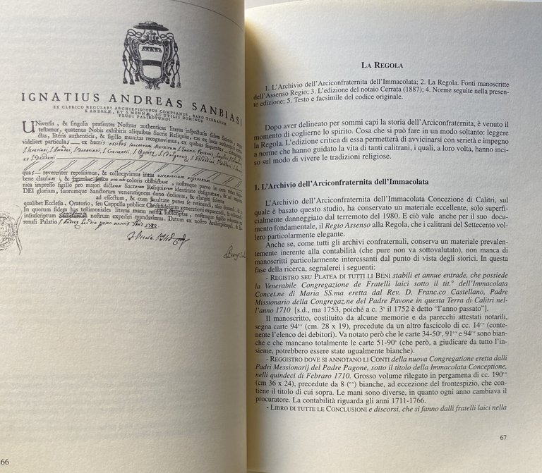 L'ARCICONFRATERNITA DELL'IMMACOLATA CONCEZIONE DI CALITRI. STUDI SULLA STORIA E LA …