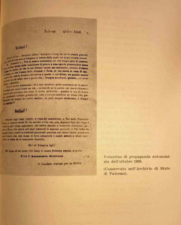 LOTTE POLITICHE IN SICILIA SOTTO IL GOVERNO DELLA DESTRA (1866-74)