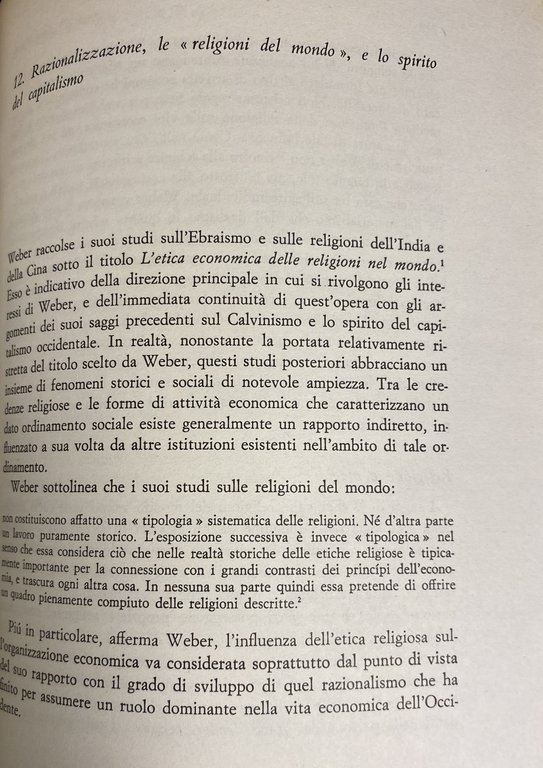 CAPITALISMO E TEORIA SOCIALE. MARX, DURKHEIM E MAX WEBER