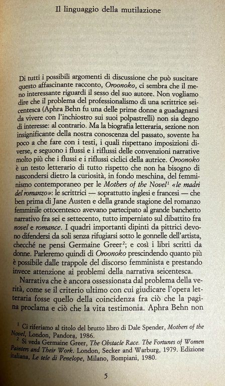 OROONOKO. LO SCHIAVO REALE A CURA DI ANNAMARIA LAMARRA