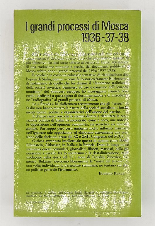 I grandi processi di Mosca 1936-37-38. Precedenti storici e verbali …