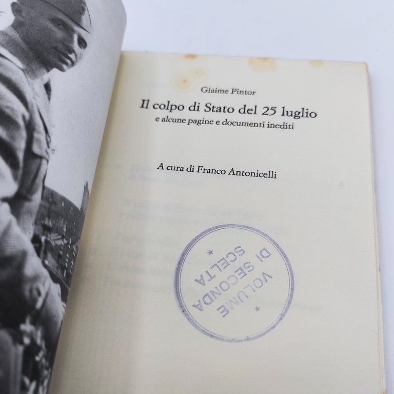 Il colpo di stato del 25 luglio e alcune pagine …