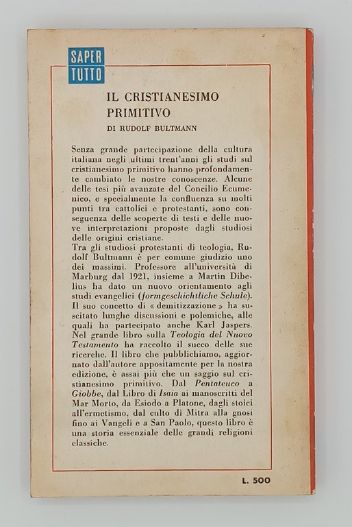 Il cristianesimo primitivo